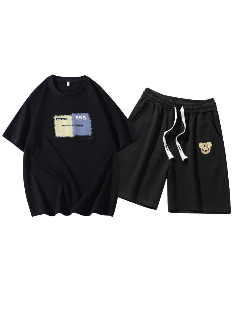 KUYING New Fashion Versatile Short Sleeve Set 