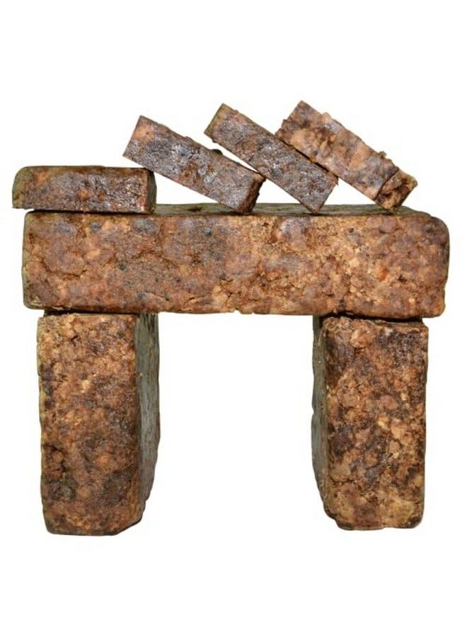 Plant Guru Raw African Black Soap 2 Lbs. Bulk 100% Pure Natural From Ghana. Acne Treatment Aids Against Eczema & Psoriasis Dry Skin Scars And Dark Spots. Great For Pimples Blackhead.  - Image 1