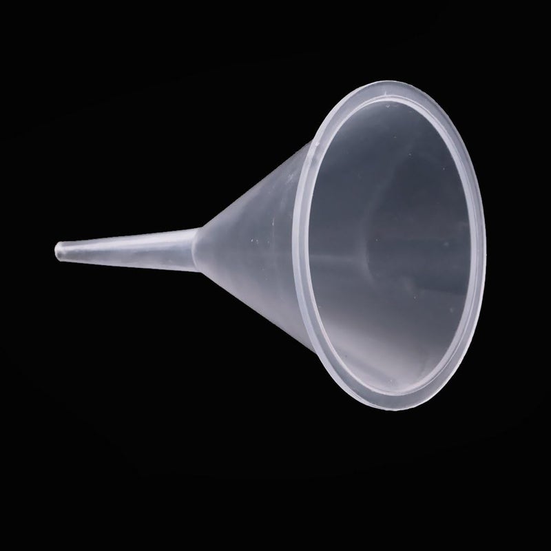 IoF Mini Clear Polyethylene Funnel Kit - 10 Pcs Narrow Neck Funnels for Perfume, Water Bottle, Powder, Capsule, Oils, Kitchen, Lab & More - Image 5
