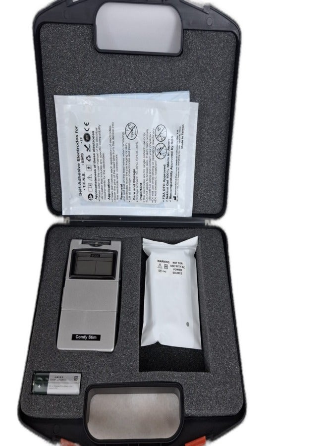 tens TENS Dual Channel Pain Relief Machine and TENS Muscle Stimulator with 2 TENS Pads, for Pain Relief and Pain Management Treatment - Image 2