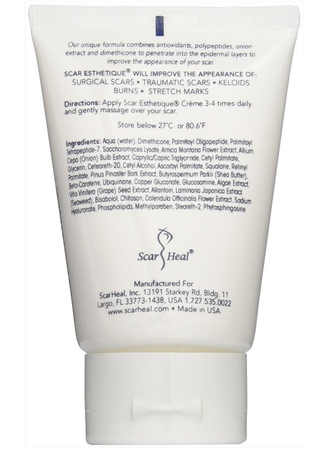 Rejuvaskin - Scar Esthetique Scar Crème with Polypeptides and 10 Anti-Oxidants, 2-Ounces - Image 1