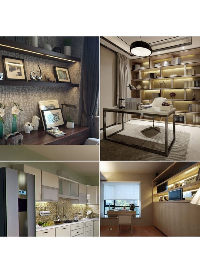 NIBEMINENT 10-Piece Under Cabinet Strip Light Set White - Image 4