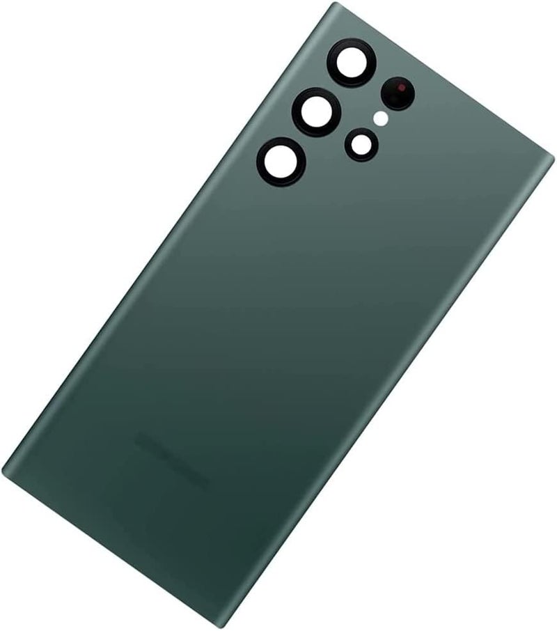 ABUSVEX Original Galaxy S22 Ultra Back Glass Replacement All Carriers with Pre-Installed Camera Frame Adhesive and Repair Tool (Green) - Image 2