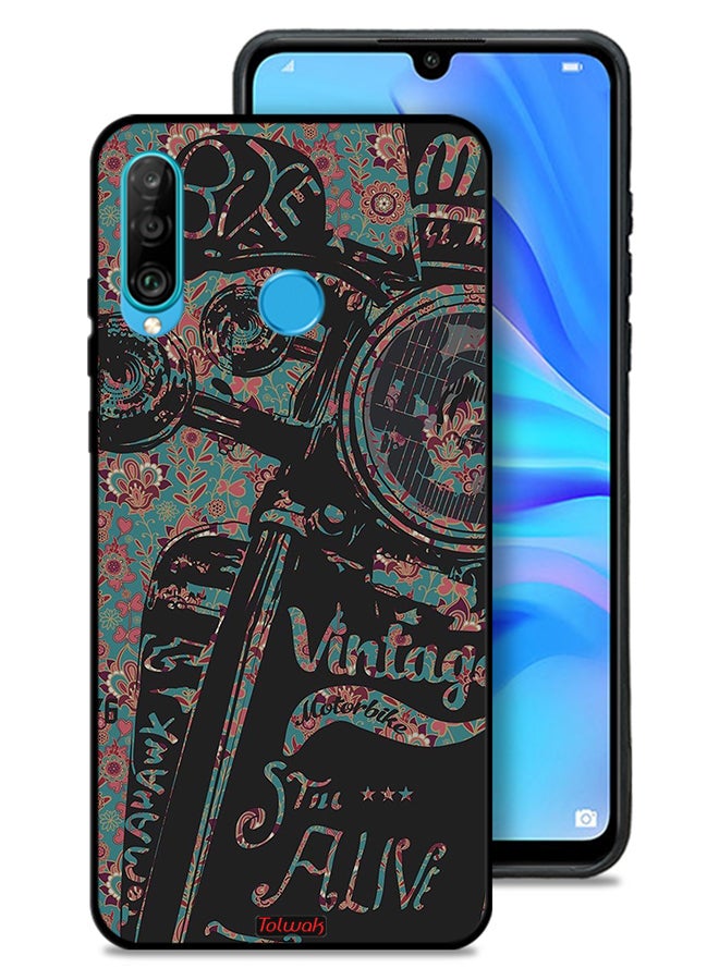 Tolwak Huawei nova 4e Protective Case Cover Vintage Motorbike - Image 1