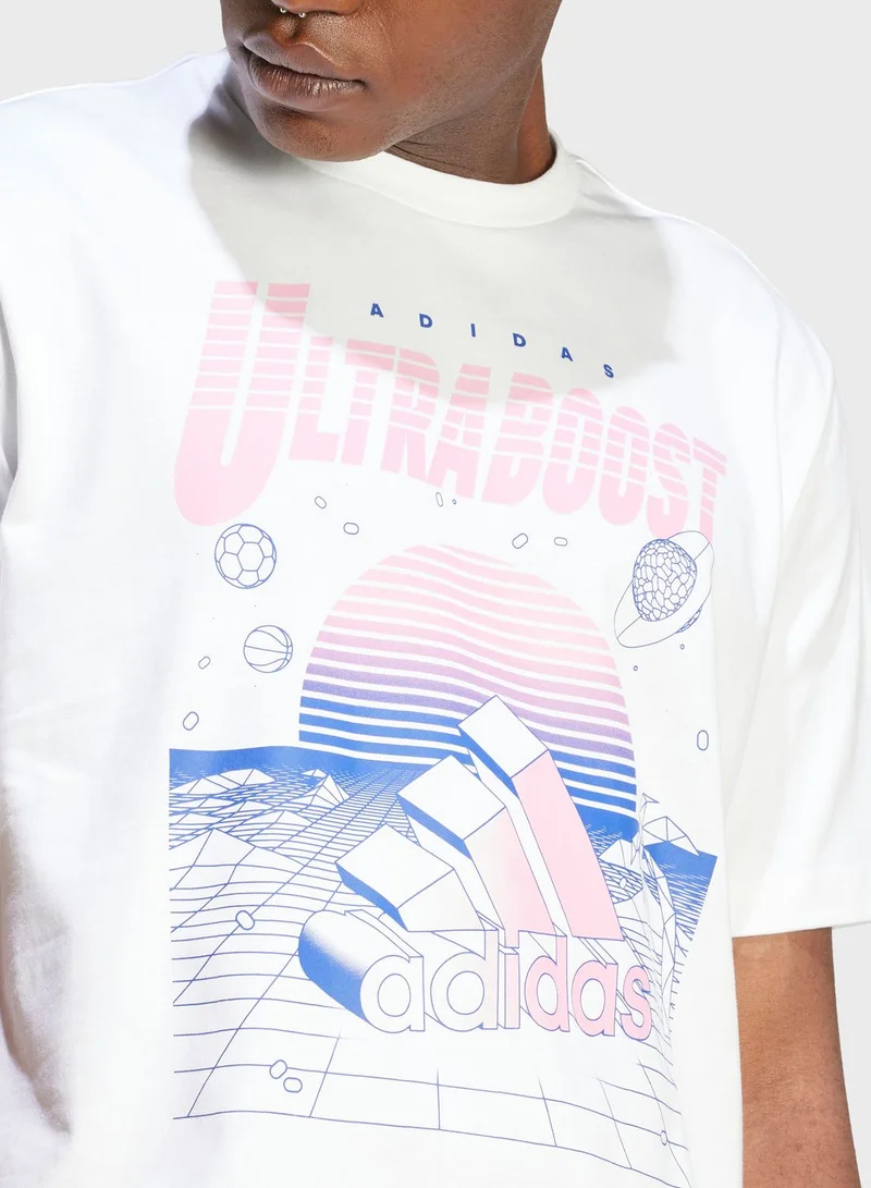 Adidas Neon Graphic T-Shirt