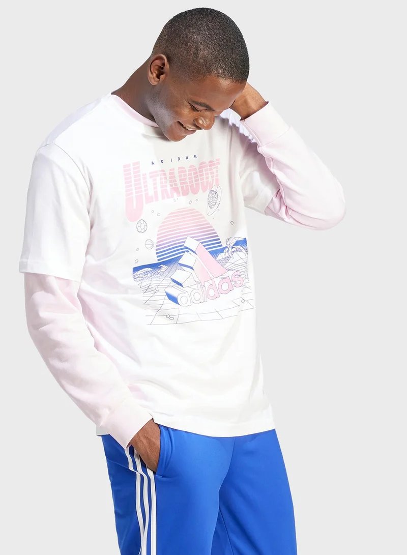 Adidas Neon Graphic T-Shirt