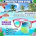 Joycover Kids Sunglasses Bulk Party Favors Boys Girls Easter Gifts Sunglasses for Kids Age 38 Birthday Goodie Bags Stuffers for Pool Beach Party Supplies End of the Year Gifts for Students 24PCS - Image 4