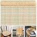 Funvalley Surperfect 14 Width x 33FT Rattan Natural Cane Webbing Roll for Caning ProjectsHandwoven Synthetic Poly RattanDIY Furniture ChairsCabinetCeilingBed Door - Image 2