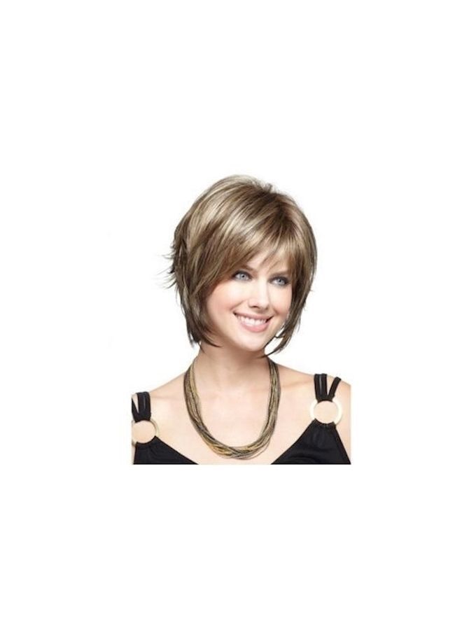 NIBEMINENT Women Short Fashion Wig Brown - Image 2