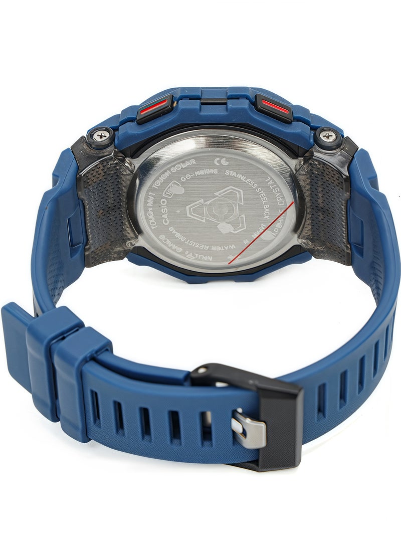 كاسيو ساعة كاسيو للرجال G-Shock الرياضية الرقمية بمطاط أزرق - Image 4