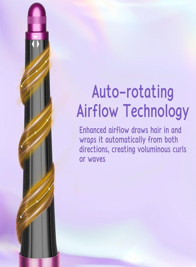 ZEPHBLOW Long Conical Barrel for Dyson Airwrap, 0.78-1.4Inch/ 20-36mm Conical Long Curling Barrels Compatible with Airwrap HS01/05, Self-Curling Hair Roller Curlers Attachment, Rose - Image 3