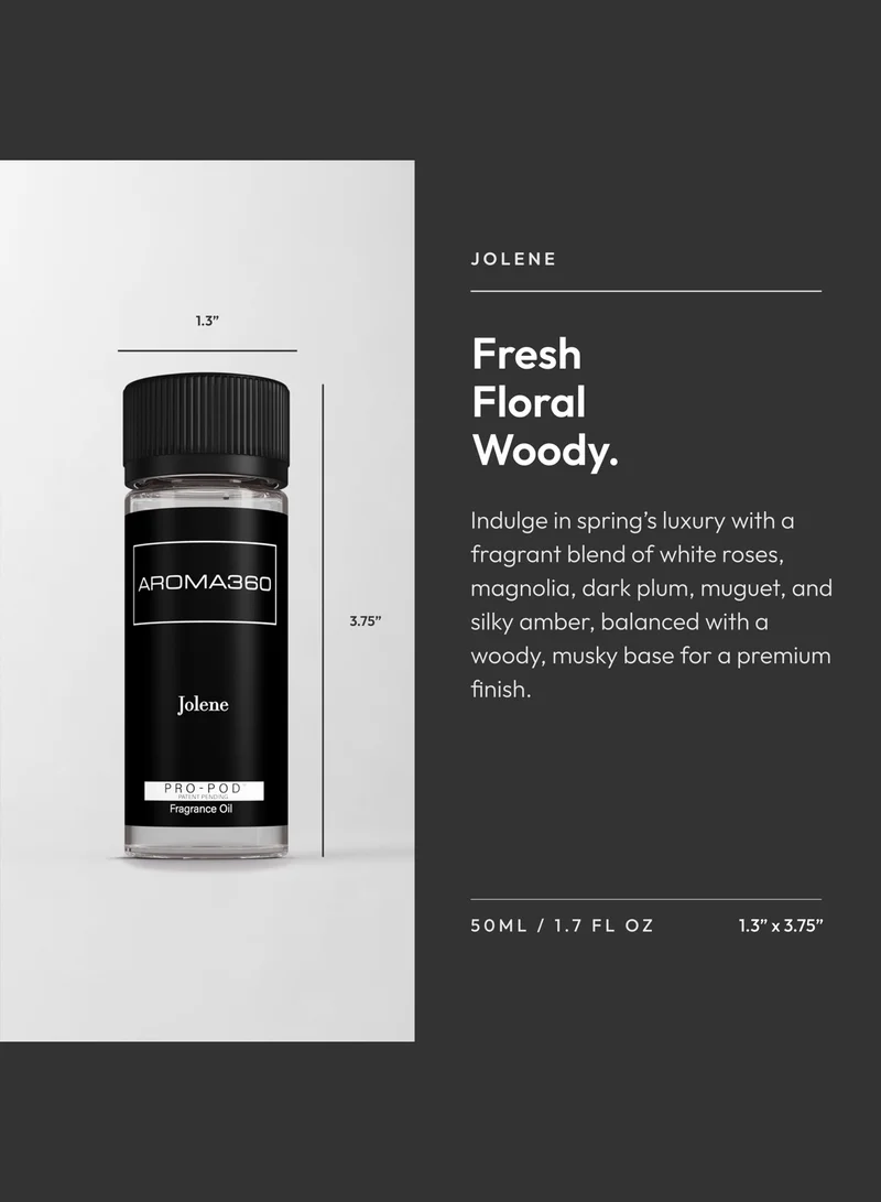 AROMA360 Jolene Pro-Pod Oil Blend - Hotel Inspired for Luxury Essential Oil Diffusers - Aromatherapy Scent Diffuser Oil - Dark Plum, Magnolia, and Amber