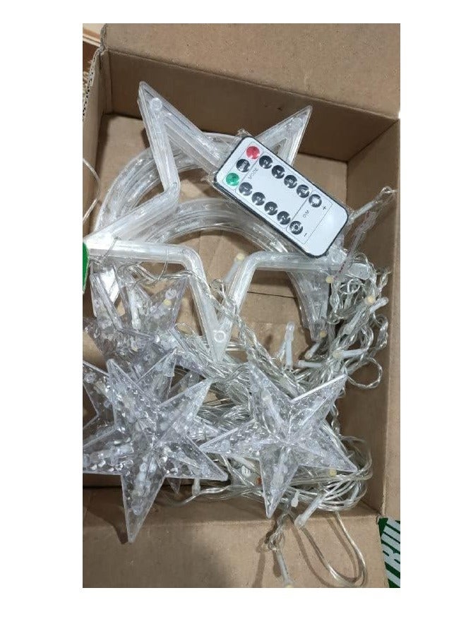 Generic Star and crescent curtain Ramadan decoration - 4 meters  - Image 3