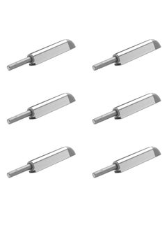 KASTWAVE Magnetic Touch Latch, Magnetic Door Catch Push to Open Latch Adjustable Magnetic Cabinet Closures Release Catches Damper for Kitchen Closet Wardrobe Cupboard Cabinet Door Wardrobe (6Pcs Silver)  - Image 1