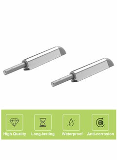 KASTWAVE Magnetic Touch Latch, Magnetic Door Catch Push to Open Latch Adjustable Magnetic Cabinet Closures Release Catches Damper for Kitchen Closet Wardrobe Cupboard Cabinet Door Wardrobe (6Pcs Silver)  - Image 3