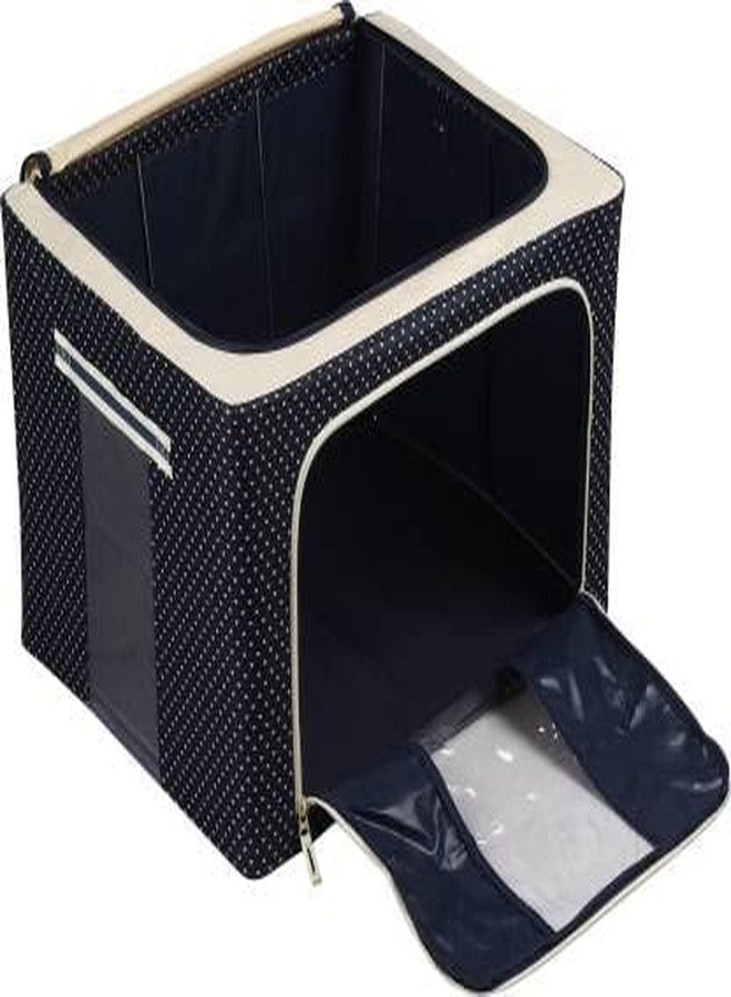 TWIKESVE Living Box – Foldable Cloth Storage Organizer Box Oxford Fabric Storage for Clothes, Sarees, Bedsheets & Blankets - Image 2