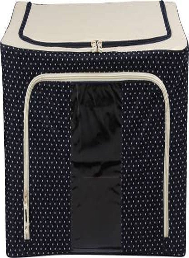 TWIKESVE Living Box – Foldable Cloth Storage Organizer Box Oxford Fabric Storage for Clothes, Sarees, Bedsheets & Blankets - Image 3