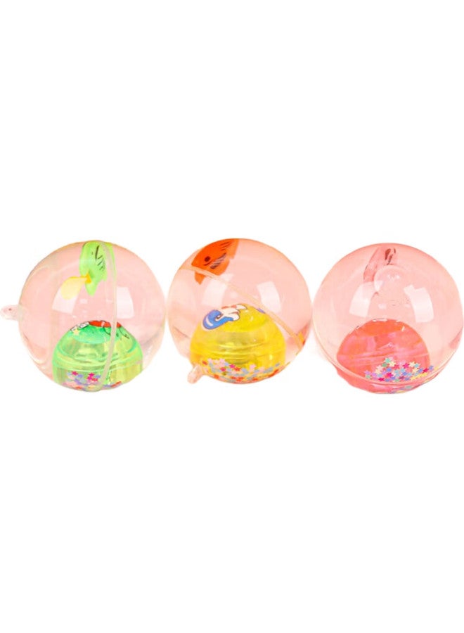 Tatanice Children'S Light-Up Elastic Ball Toy, Flashing Bouncy Ball, 3 Luminous Balls With String, Crystal Balls, Birthday Gift For Boys And Girls - Image 3