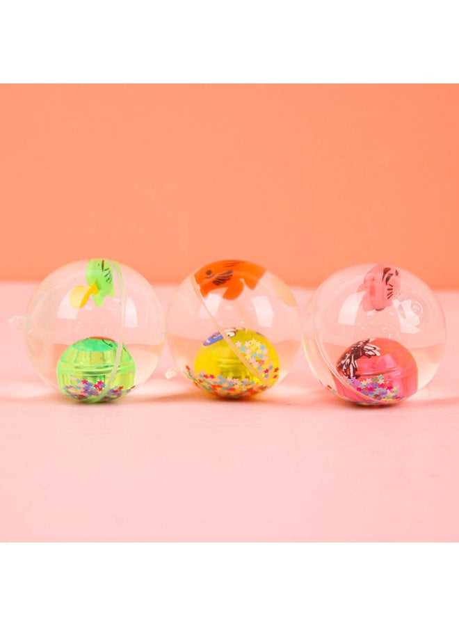 Tatanice Children's Light-up Elastic Ball Toy, Flashing Bouncy Ball, 3 Luminous Balls With String, Crystal Balls, Birthday Gift For Boys And Girls - Image 5