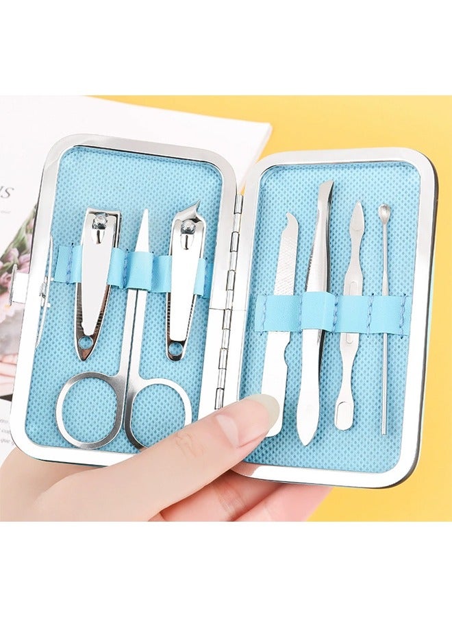 7-Piece Stainless Steel Manicure and Pedicure Set with Portable Case - Image 5