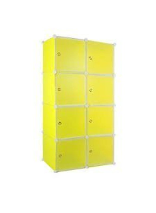 Plastic Wardrobe,Portable Folding Closet for Hanging Clothes Dust Resistant Waterproof Closet Space Saving Easy to Assemble Double the comfort