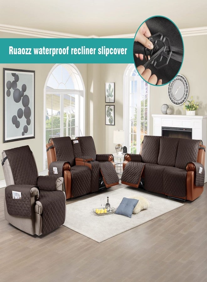 Ruaozz مجموعة Ruaozz من 3 قطع من المشابك الثابتة لأغطية الكراسي القابلة للإمالة، وأغطية الكراسي القابلة للإمالة لشخصين، وأغطية الأرائك القابلة للإمالة ثلاثية المقاعد. - Image 3