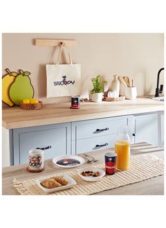 Home Box Snoopy Peanut 3-Piece Breakfast Set 14.5 x 3 x 14.5 cm  - Image 4