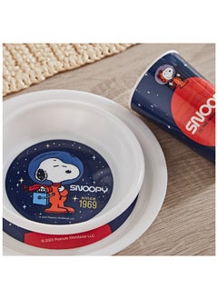 Home Box Snoopy Peanut 3-Piece Breakfast Set 14.5 x 3 x 14.5 cm  - Image 3