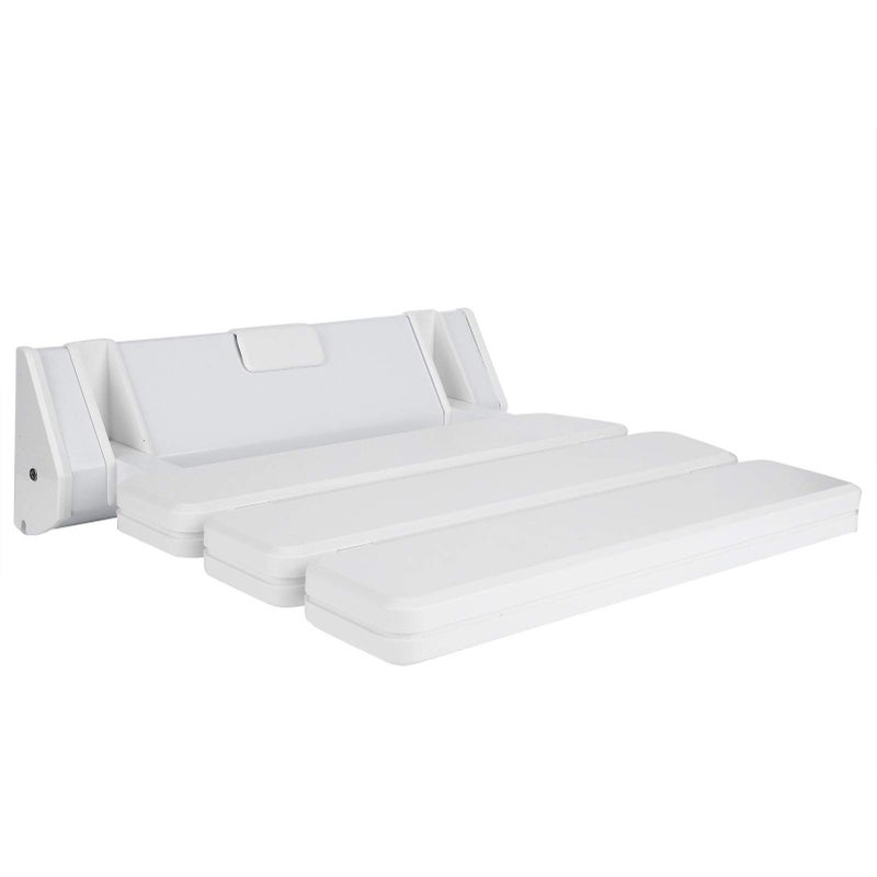 Folding Shower Seat Wall Mounted Bathroom Stool Bathtub Chair Accessories - Image 2