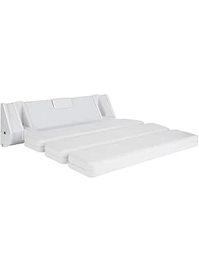 Folding Shower Seat Wall Mounted Bathroom Stool Bathtub Chair Accessories - Image 1