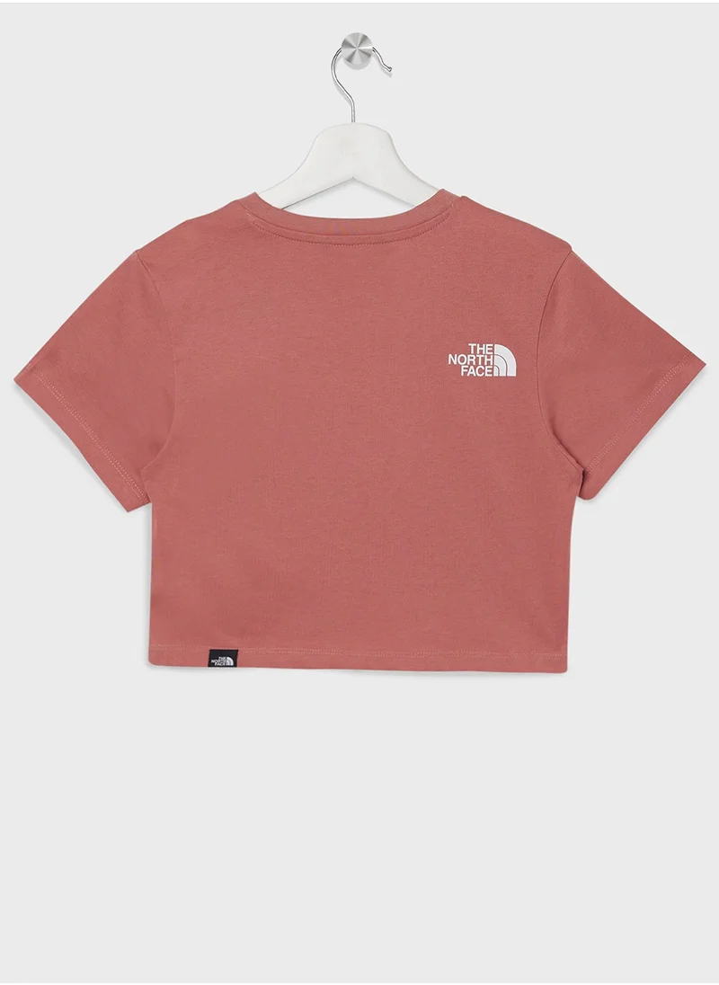 THE NORTH FACE Simple Dome Cropped T-Shirt