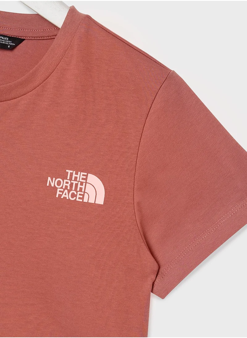 THE NORTH FACE Simple Dome Cropped T-Shirt
