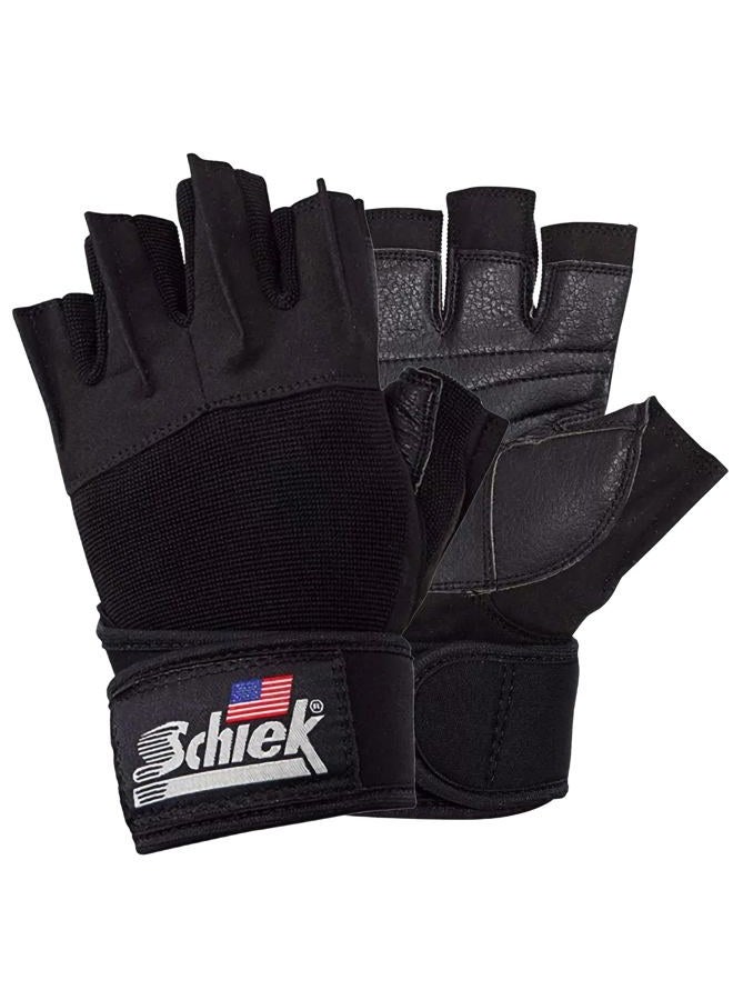Schiek Sports 540 Platinum Lifting Gloves - Non-Slip Weightlifting Gloves with Wrist Wrap for Men and Women - Image 1