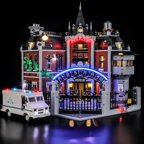 BRIKSMAX 20 Light Kit for Lego Batman Arkham Asylum 76300 Innovative Led Lighting Compatible with Lego Set Not Included Model - Image 1