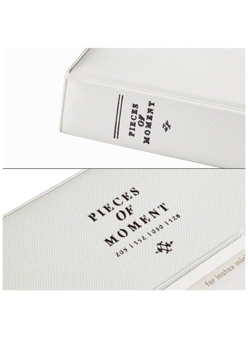 O Ozone 128 Pockets Mini Photo Album For Instax Mini 9 8 7 7S 50 70 90 / Instax SP-1/ Polaroid Instant Camera And Name Card - Grey - Image 3