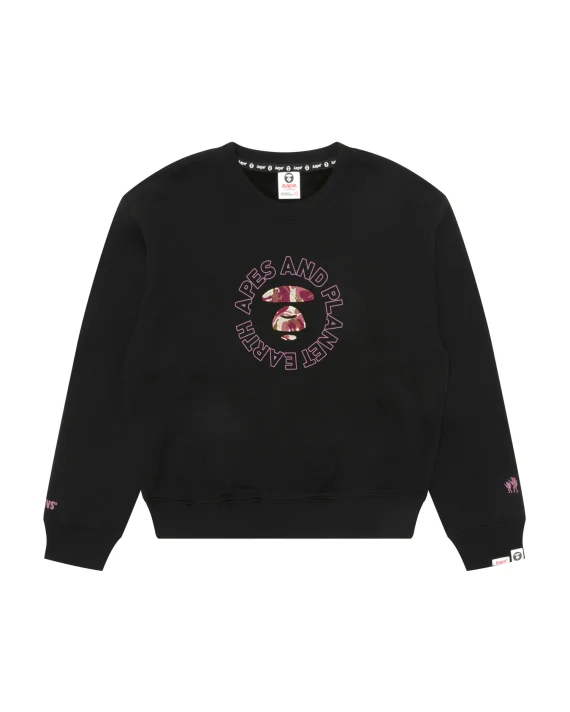 AAPE Moonface crew neck sweatshirt