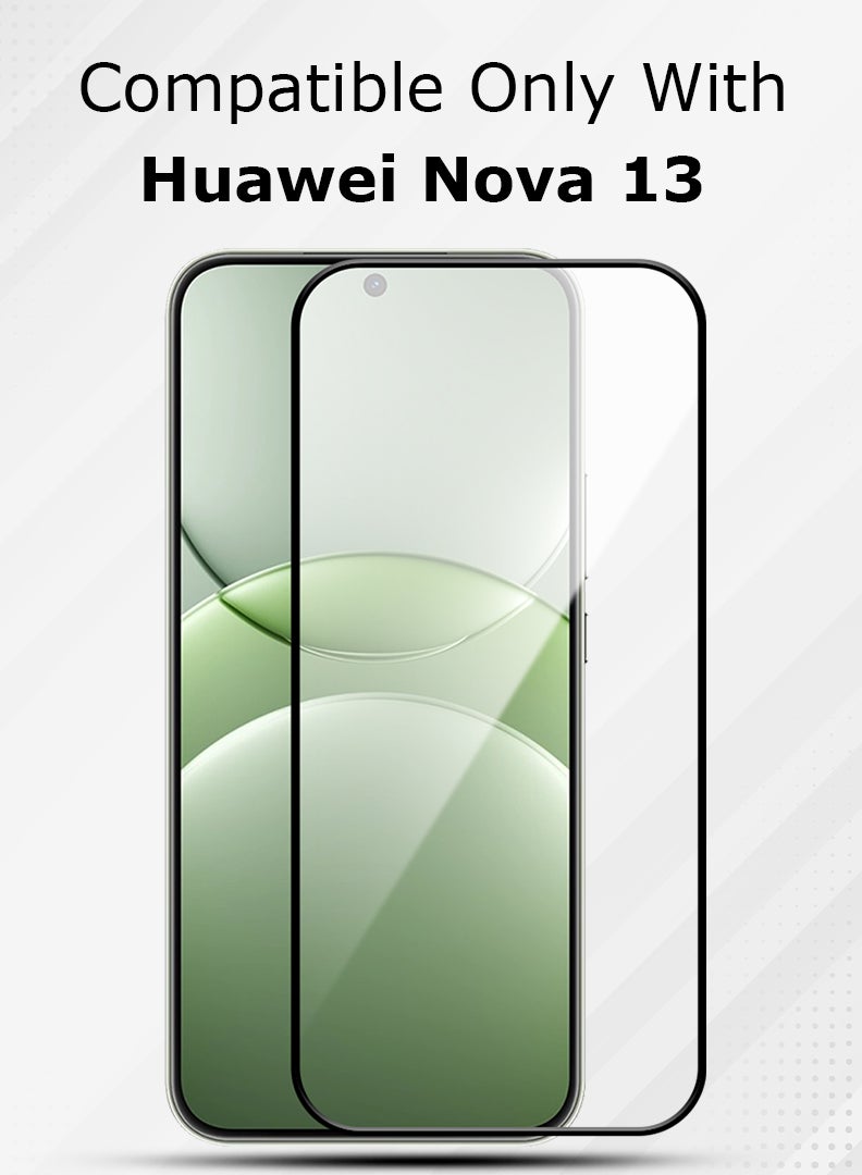 Case Up Screen Protector For Huawei Nova 13 6.7 Inch 9H Hardness Tempered Glass Film, Bubble Free Easy Installation, Full Coverage, Anti Scratch And Touch Sensitive - Image 2