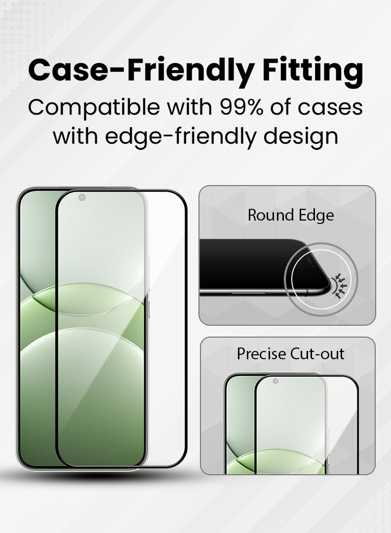 Case Up Screen Protector For Huawei Nova 13 6.7 Inch 9H Hardness Tempered Glass Film, Bubble Free Easy Installation, Full Coverage, Anti Scratch And Touch Sensitive - Image 5