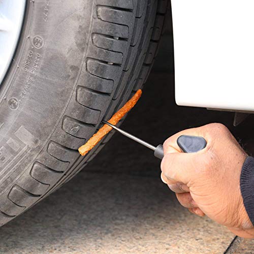Auto Pearl Car Bike Tubeless Tire Tyre Puncture Plug Repair Tool Kit Safety 3 Strip (Multicolor, 6 Piece) - Image 3
