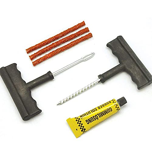 Auto Pearl Car Bike Tubeless Tire Tyre Puncture Plug Repair Tool Kit Safety 3 Strip (Multicolor, 6 Piece) - Image 1