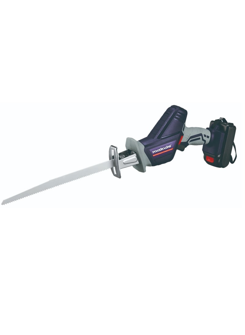 makute Cordless Reciprocating Saw Versatile, High-Speed Cutting Tool with Dual Lithium-Ion Batteries 20V, 3000spm/min- CRS002  - Image 2