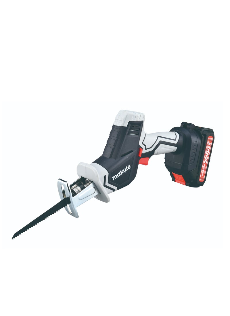 makute Cordless Reciprocating Saw Versatile, High-Speed Cutting Tool with Dual Lithium-Ion Batteries 20V, 3000spm/min- CRS002  - Image 3