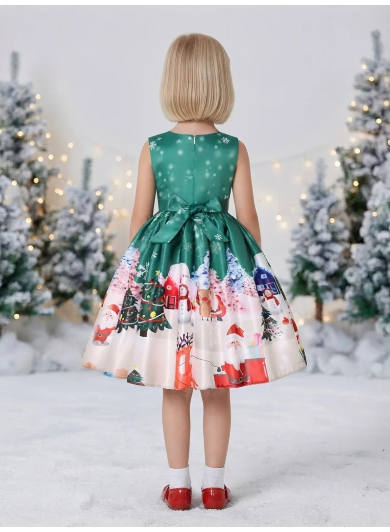 دىدانيالا Christmas Unique Green Emerald Girls Pageant Gown