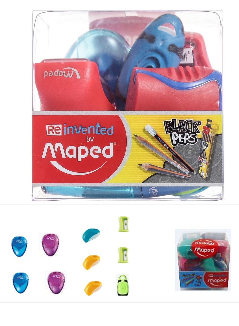 Maped مجموعة شحاذات مكونة من 10 قطع بألوان متنوعة - Image 1