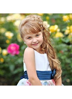 Ammei Headpiece Bridal Hair Pins Set Of 6 Bobby Pins Style With Sparkly Rhinestone For Wedding Parties (Gold)  - Image 3
