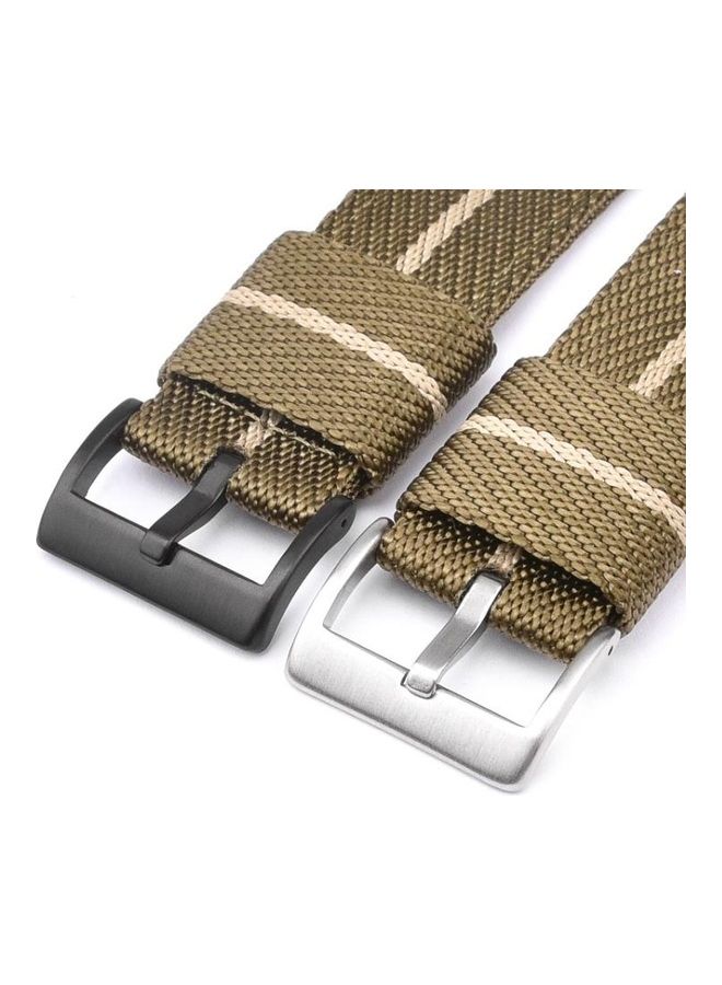 NIBEMINENT Replacement Strap Watchband For Apple Watch Series 7 41mm/6 & SE 5 4 40mm/3 2 1 38mm Red Beige - Image 4