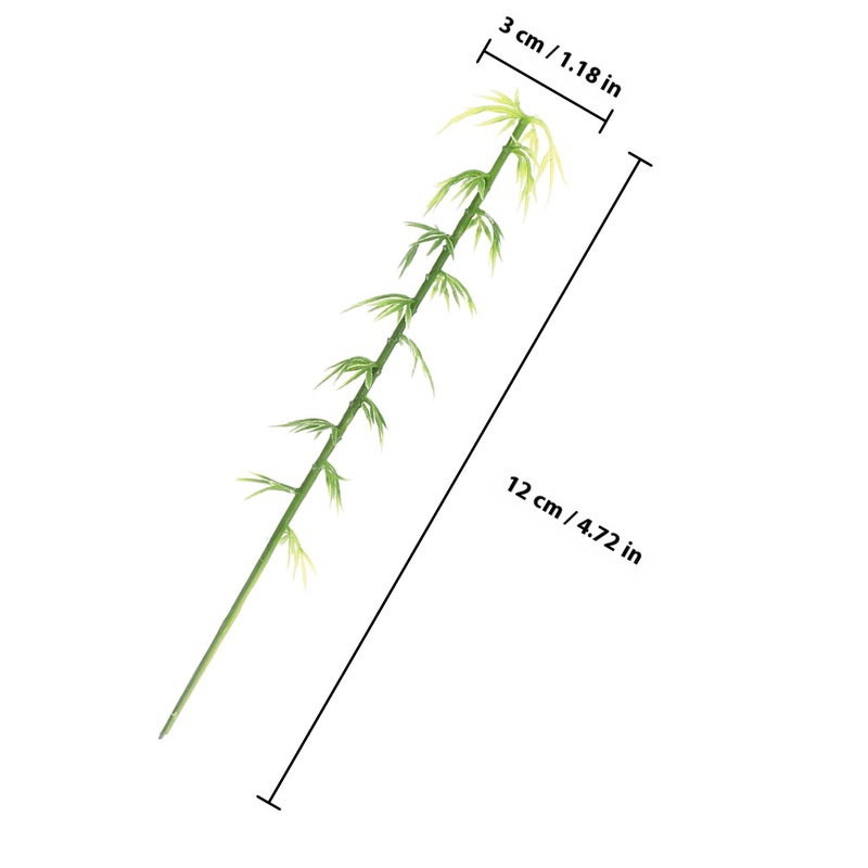 Bamboo Mini Fake, Durable Plastic Decor for Landscape Design and Scene Layout - Image 2