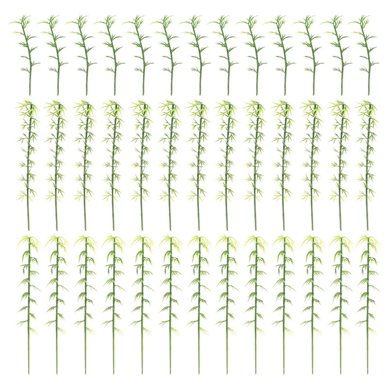 Bamboo Mini Fake, Durable Plastic Decor for Landscape Design and Scene Layout - Image 1