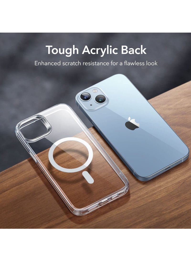 Magnetic Case Cover for iPhone 15, Compatible with MagSafe,Anti-Yellowing Crystal Clear Shockproof Protection Back Cover, Ultra Slim Strong Magnet Phone Shell Case for iPhone 15 - Image 2