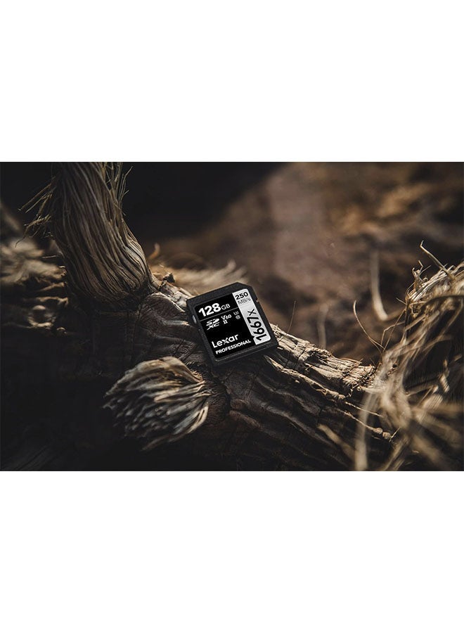 Lexar Professional 1667x SD Card 128GB, SDXC UHS-II Memory Card, Up to 250MB/s Read, 120MB/s Write, Class 10, U3, V60 SD for Professional Photographer, Videographer, Enthusiast - Image 5